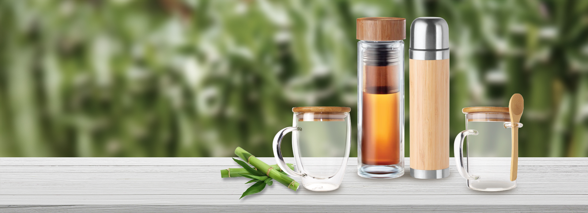 Bamboo Drink ware Banner