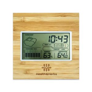 Branding Bamboo Digital Clocks CLK-13-BM