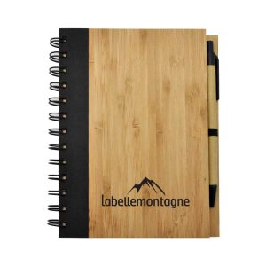 Branding Bamboo Notebook with Pen RNP-12