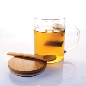 Mug with Bamboo Lid and Spoon TM-031