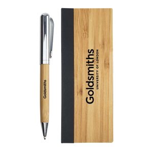 Branding bamboo pen with packaging box
